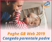 Paghe GB Web 2019: Congedo parentale obbligatorio del padre