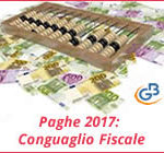 Paghe GB Web 2017: Conguaglio Fiscale