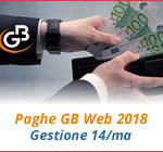 Paghe GB Web 2018: gestione 14/ma