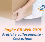 Paghe GB Web 2019: Pratiche di collocamento - Cessazione