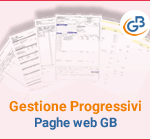 Gestione Progressivi: Paghe web GB