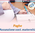 Paghe GB Web 2019: assunzione per sostituzione maternità