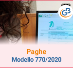 Paghe GB Web e Modello 770/2020